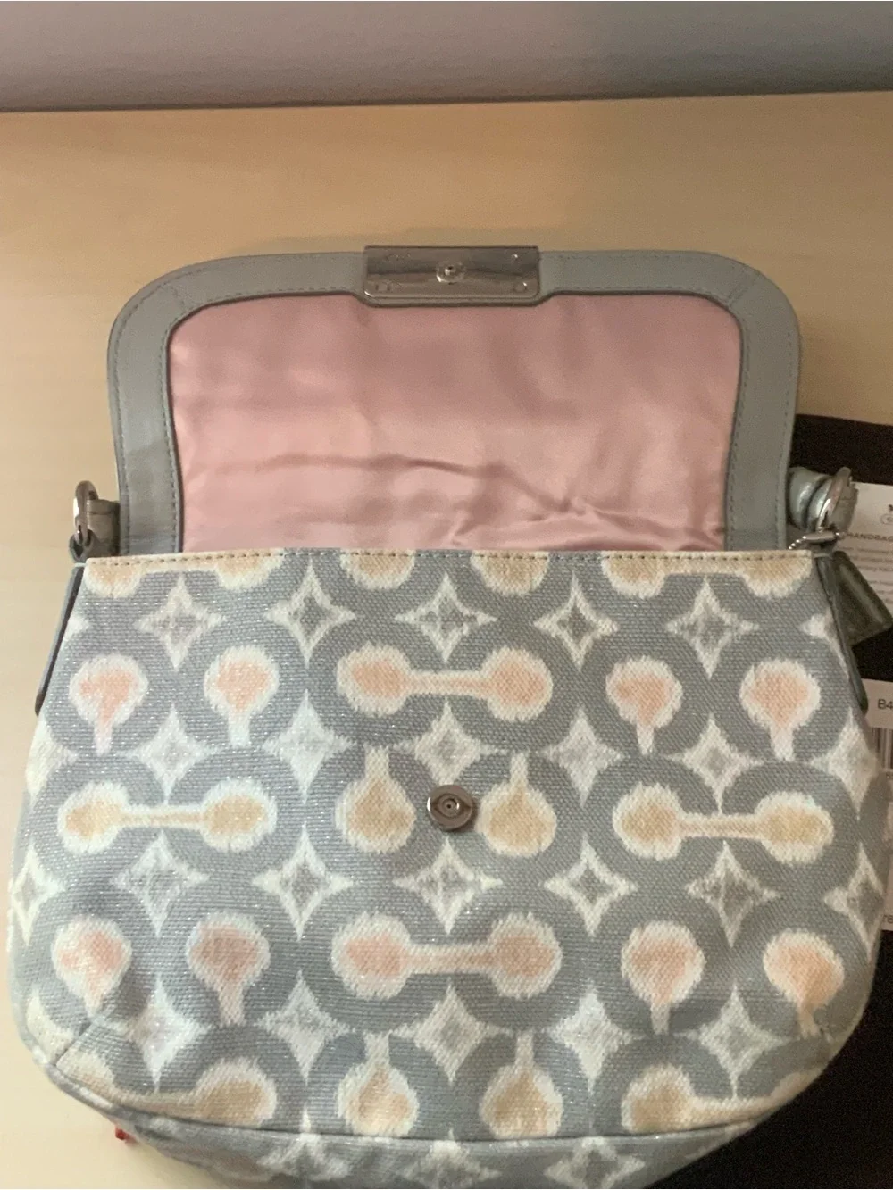 Coach Kristin Signature OP Art Ikat Shoulder Bag